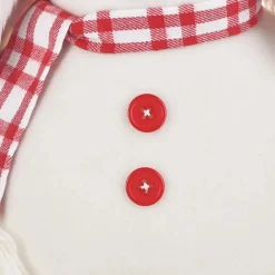 Outlet Home New Year Christmas Snowman Plush Toy Decoration, 23cm, Multi Ornaments