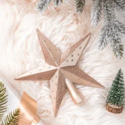 New Home New Year Christmas Star Tree Topper, 20cm, Ornaments