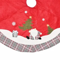 Online Home New Year Christmas Tree Skirt, Multi Ornaments