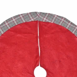Online Home New Year Christmas Tree Skirt, Multi Ornaments
