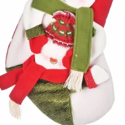 Online Home New Year Christmas Snowman Gift Stocking Sock Decoration, 47cm, Multi Ornaments