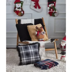 Online Home New Year Christmas Snowman Gift Stocking Sock Decoration, 47cm, Multi Ornaments