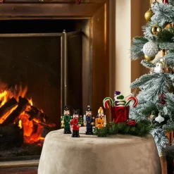 Best Home New Year Nutcracker Figurine, 12cm, Red Ornaments