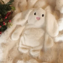 Best Home New Year Rabbit Hot Water Bottle, White Hot Water Bottle