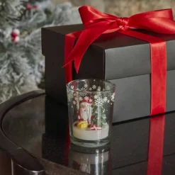 Clearance Home New Year Tiny House Glass Candle, 5.5x6.5cm, Multi Candles