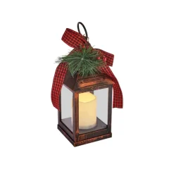 Best Home New York New Year 24 Mila Black Lantern, 13,5x30cm Ornaments