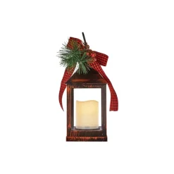 Best Home New York New Year 24 Mila Black Lantern, 13,5x30cm Ornaments