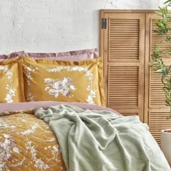 Best Home Petra Winter Duvet Cover Set with Bed Sheet, Double, Green Duvet Cover Sets