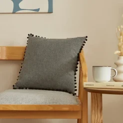 Best Home Reneta Filled Cushion, Anthracite Cushions