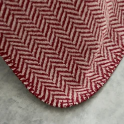 Sale Home Sandra Herringbone Pattern Blanket, 200x220cm, Double, Throws & Blankets