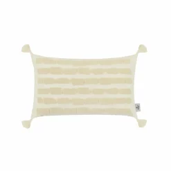Home Sheri Filled Cushion, 31cmx50cm, Cream Cushions