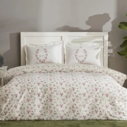Discount Home Sonya 100% Turkish Cotton Duvet Cover Set, Double, Duvet Cover Sets