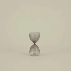 Online Home Trigon 10 Min. Hourglass, 7.3x15.5cm, Grey Ornaments
