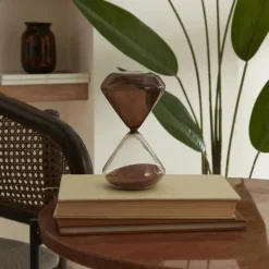 Discount Home Trigon 15 Min. Hourglass, 8x15 cm, Amber Ornaments