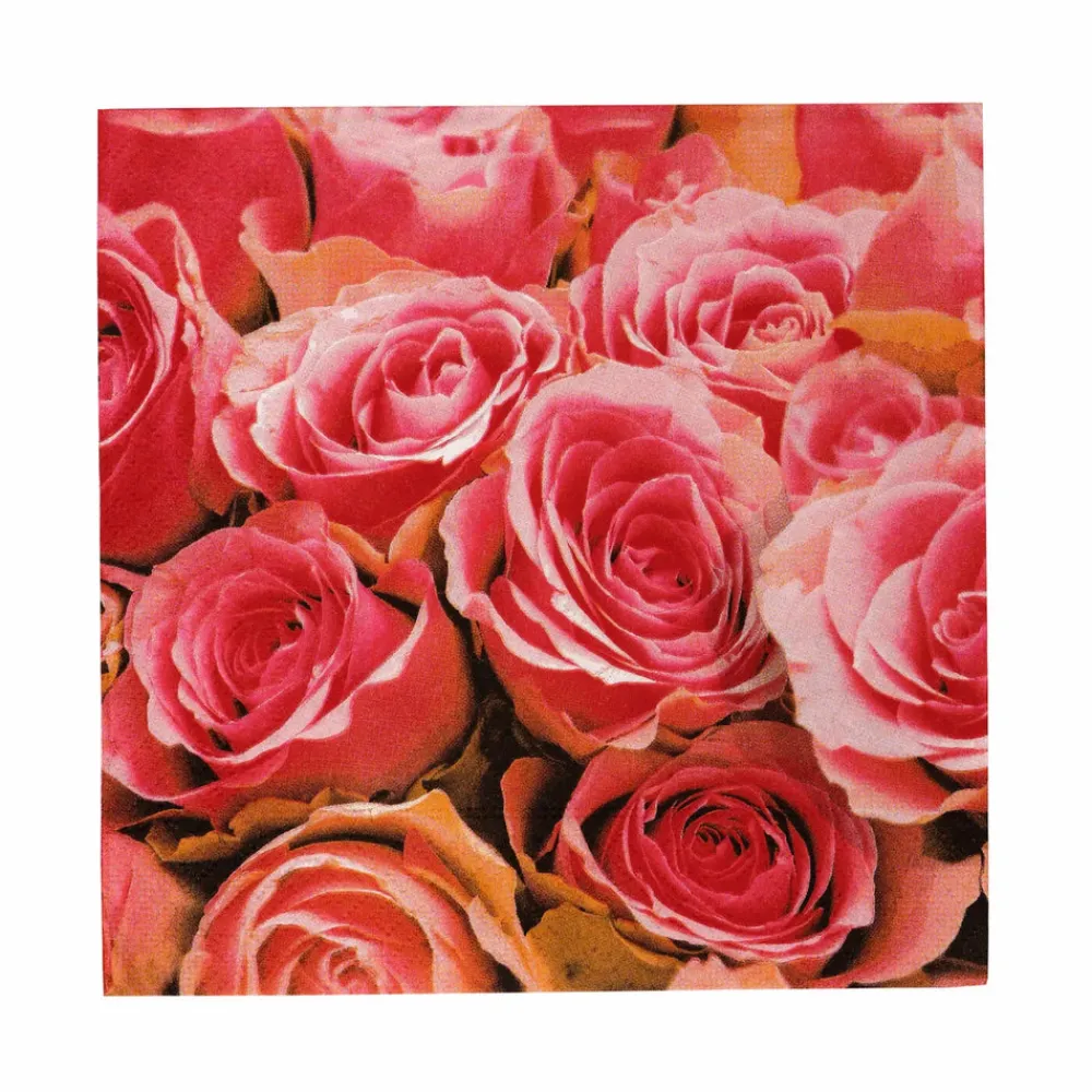 Clearance Home Vintage 20-Piece Paper Napkin, 33cmx33cm, Multi Paper Napkins