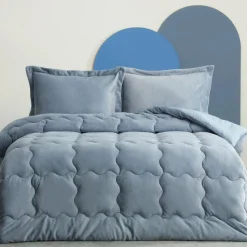 Hot Home Viny Soft Dream Comfort Bedding Set Old, Double, Indigo Bedding Sets|Duvets