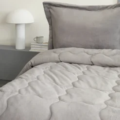 Online Home Viny Soft Dream Comfort Bedding Set Old, Double, Anthratice Bedding Sets