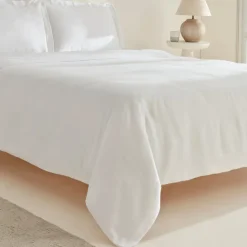 Hot Home White Collection Felves 100% Turkish Cotton Duvet Cover Set, King Size, White Duvet Cover Sets