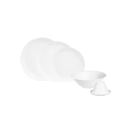 Discount Hussein Chalayan Digital 6-Piece Fine Pearl Dinner Set, White See All Dinner Sets|Fine Bone Dinner Sets