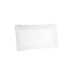 Sale Ivy Porcelain Serving Platter, 25.5cm, White Serving Platters