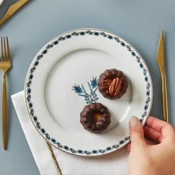 Hot iznik 18 Piece Porcelain Serveware Set for 6 People, 19cm, White Multi See All Serveware Sets