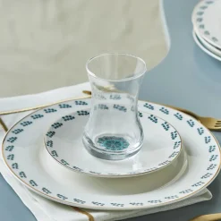 Hot iznik 18 Piece Porcelain Serveware Set for 6 People, 19cm, White Multi See All Serveware Sets