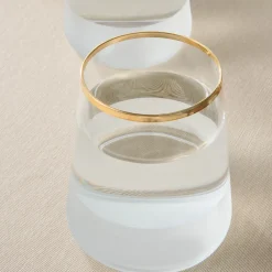 Discount Jasmine 3-Piece Tumbler Glass Set for 3 People, 420ml, White Tumbler Glasses