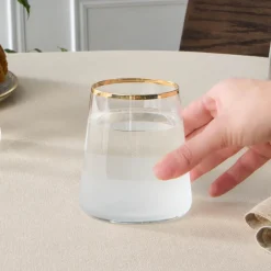 Discount Jasmine 3-Piece Tumbler Glass Set for 3 People, 420ml, White Tumbler Glasses