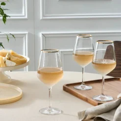 Jasmine 3-Piece Wine Glass Set, 490ml, White Wine And Champagne Glasses