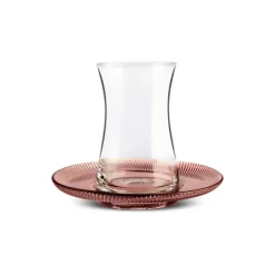 Hot Juliet 12-Piece Turkish Tea Set for 6 People, Brown Turkish Tea Sets