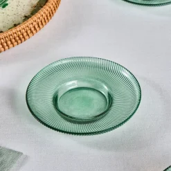 Clearance Juliet 12-Piece Turkish Tea Set for 6 People, Green Turkish Tea Sets