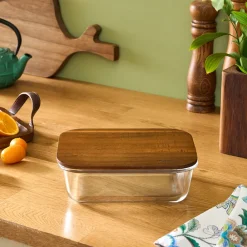 Online Karya Acacia Storage Container, 650ml, Storage Containers