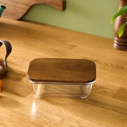 Sale Karya Acacia Storage Container, 400ml, Storage Containers