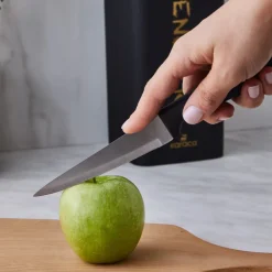 Keenover 9 Piece Knife Block Set, Black Knife Sets