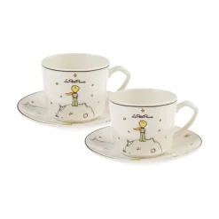 Sale Le Petit 4-Piece Porcelain Espresso Turkish Coffee Cup for 2 People, 80ml, Multi Espresso & Turkish Coffee Cup Sets