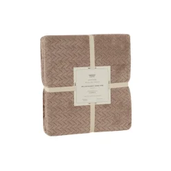 Leaves Wellsoft Blanket, Double, 200x220cm, Stone Throws & Blankets