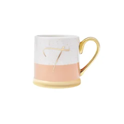 Discount Letter T Porcelain Mug, 330ml, Multi Mugs
