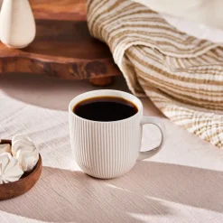 Lisa Basic Bone China Mug, 360ml, White Mugs