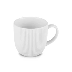 Lisa Basic Bone China Mug, 360ml, White Mugs