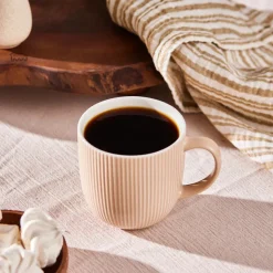 Best Lisa Basic Bone China Mug, 360ml, Cream Mugs