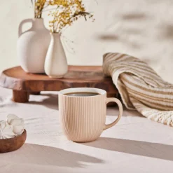 Best Lisa Basic Bone China Mug, 360ml, Cream Mugs