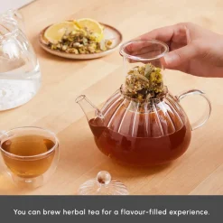 Discount Lori Borosilicate Glass Teapot Set, Transparent Turkish Coffee Pots|Turkish Teapots