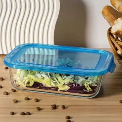 Best Lucy Glass Storage Container, 1500ml, Transparent Storage Containers