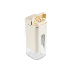 Luminous 3-Piece Glass Salt and Pepper Shaker, Cream Salt And Pepper Shakers