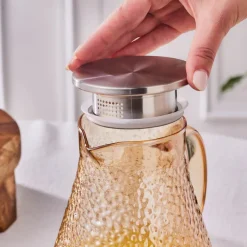 Sale Luminous 7-Piece Tumbler Glass Set, Amber Tumbler Glasses