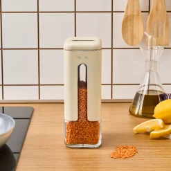 Hot Luminous Storage Jar, 1210ml, Cream Storage Jars