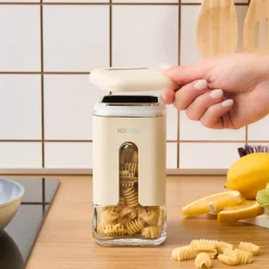 Best Luminous Storage Jar, 750ml, Cream Storage Jars