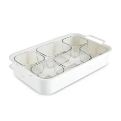 Discount Mar 8 Piece Breakfast Tableware Set, Multi Storage Containers