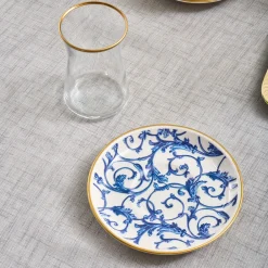 Discount Mare 12-Piece Glass Turkish Tea Set for 6 People, 170ml, Transparent Turkish Tea Sets