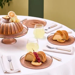 Marida 7-Piece Glass Serveware Set for 6 People, 21cm, Brown See All Serveware Sets|Glass Serveware Sets